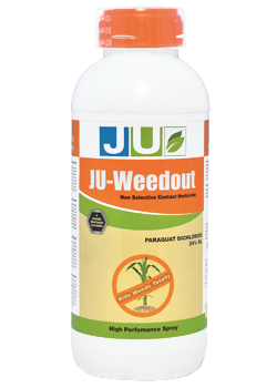 Ju Weedout Paraquat Dichloride 24% SL Herbicide , Non Selective Contact Herbicide