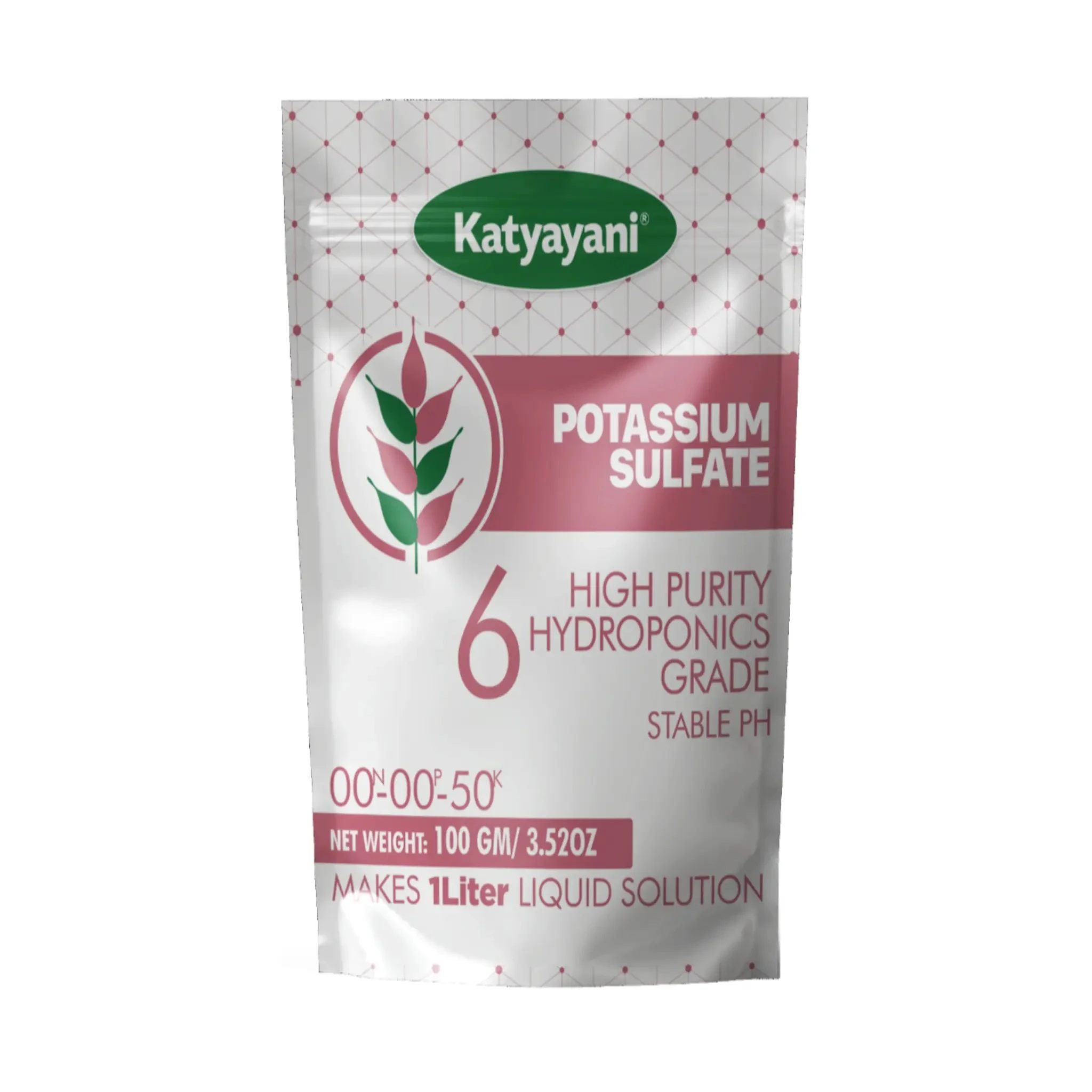 Katyayani 00:00:50 Potassium Sulphate, High Purity Hydroponics Grade, 100% Water Soluble Fertilizer, Suitable For All Crops.