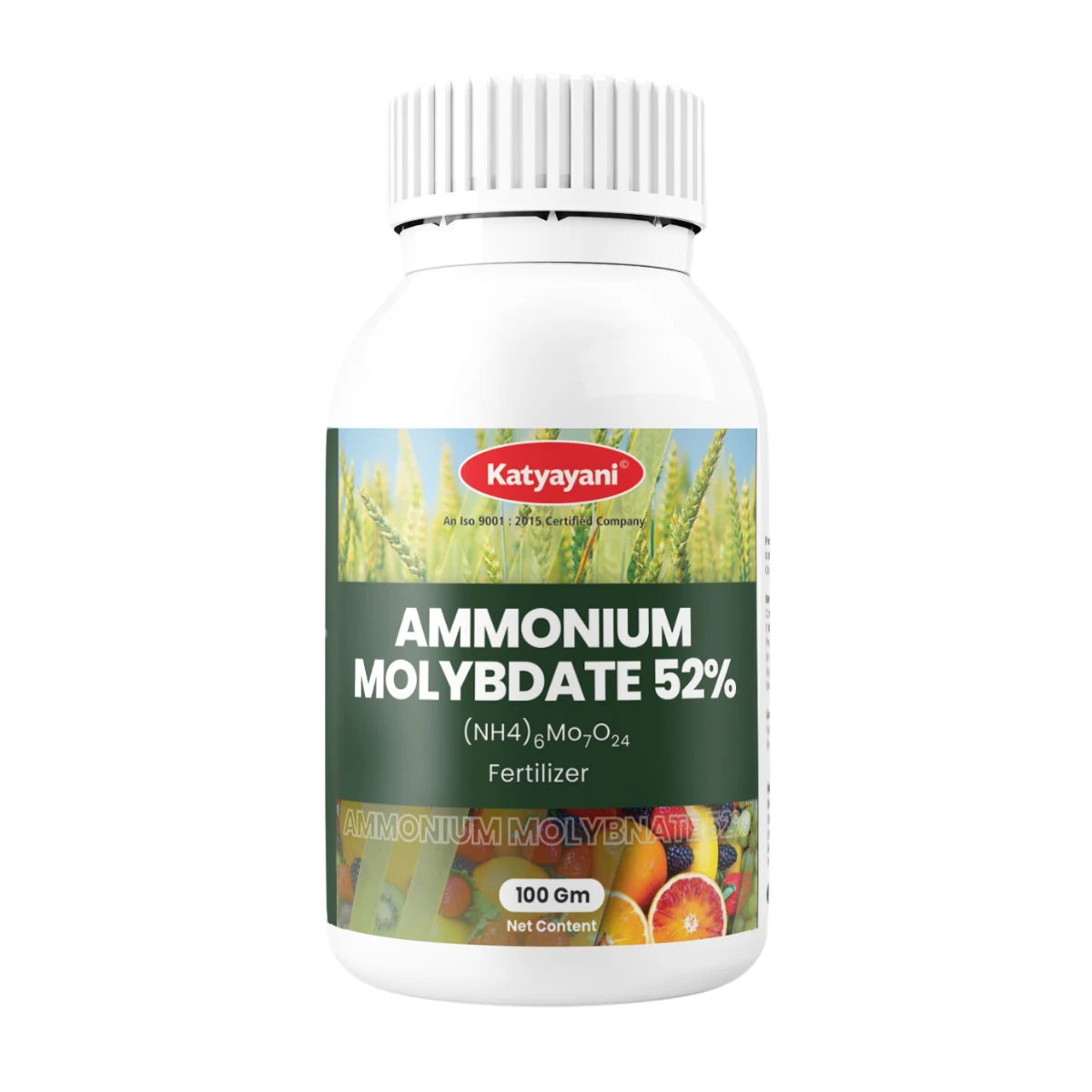 Katyayani Ammonium Molybdate 52% Organic Fertilizer, Corrects Molybdenum Deficiency in Crops, Promotes Overall Plant Growth and Yield