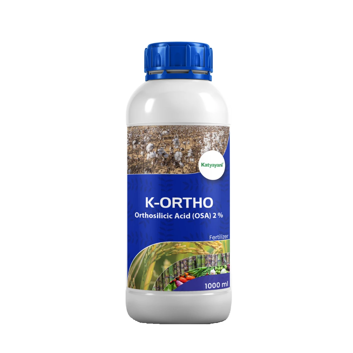 Katyayani K-Ortho Orthosilicic Acid (OSA) 2% PGR, Enhanced Crop Health and Resilience