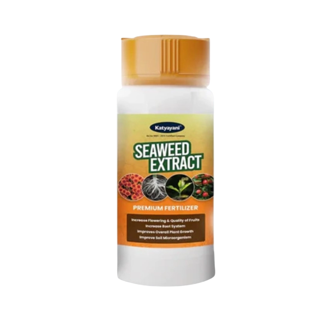 Katyayani Seaweed Extract Natural Fertilizer For Enhanced Plant Growth, Root Development, and Crop Yield