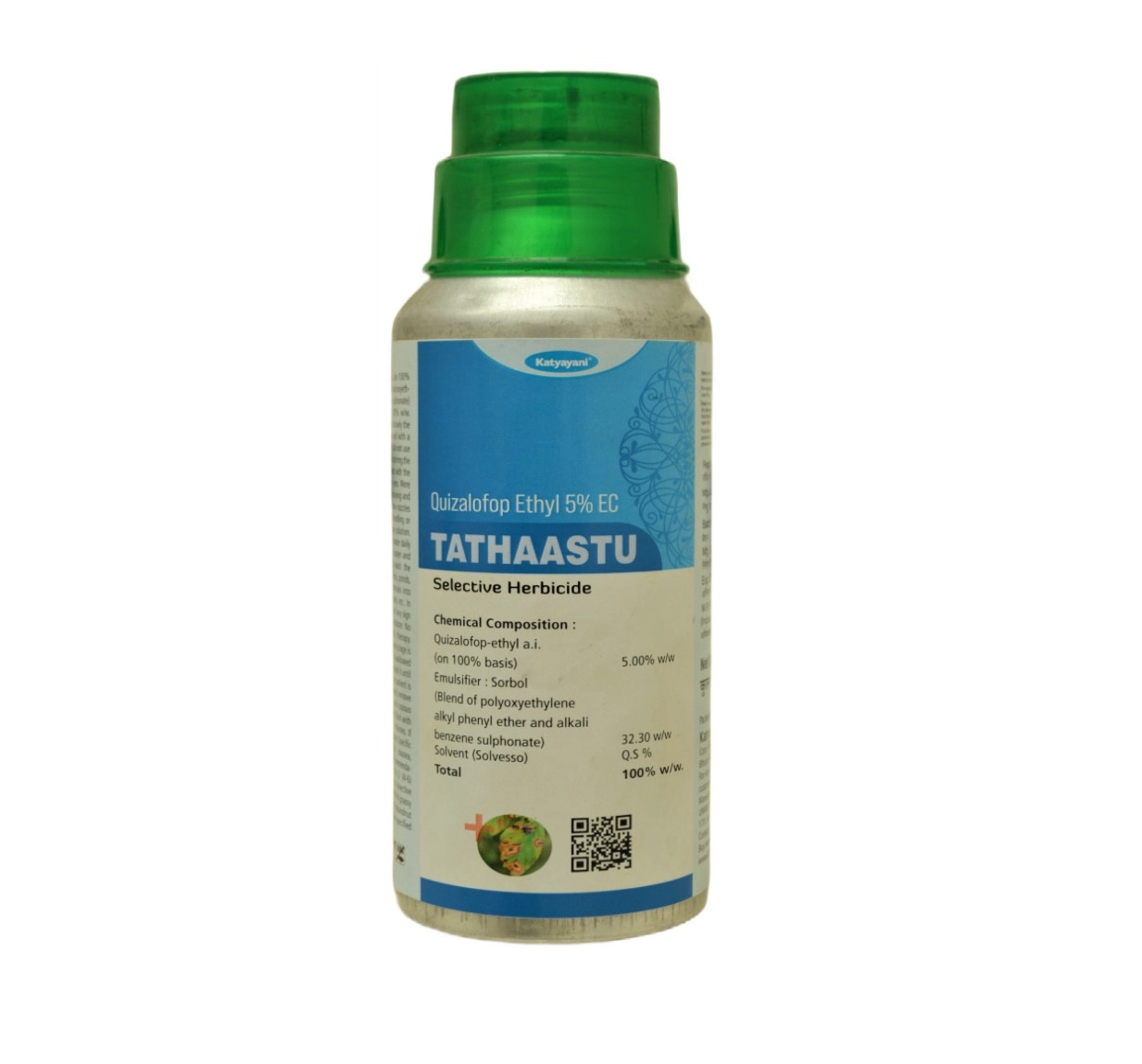 Katyayani Tathaastu Quizalofop Ethyl 5% EC Herbicide, Selective Post Emergence Solution For Controlling Grass Weeds In Soybean, Cotton, and Other