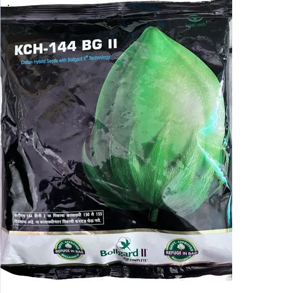 Kaveri Seeds KCH-144 Cotton Seeds, Premium Hybrid Cotton Seeds with Bollgard II Technology (475 Gm)