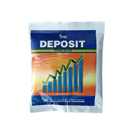 Mac Deposit Fipronil 80% WG Insecticide, Superior Pest Control for Higher Crop Yields