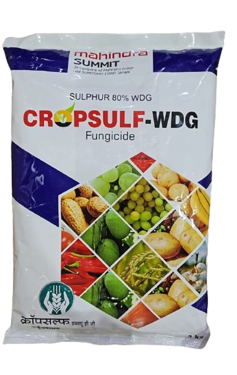 Mahindra Summit Cropsulf Sulphur 80% WDG Fungicide, Protection to Crops From Fungal Diseases.
