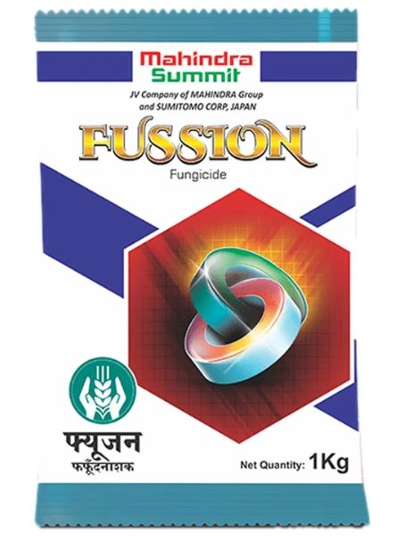Mahindra Summit Fussion Carbendazim 12% + Mancozeb 63% WP Fungicide, Systemic as Well as Contact Fungicide