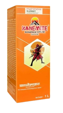 Mahindra summit Kanemite Acequinocyl 15% SC Acaricide, Controls All Mite Stages Like Eggs, Larva, Nymph and Adult