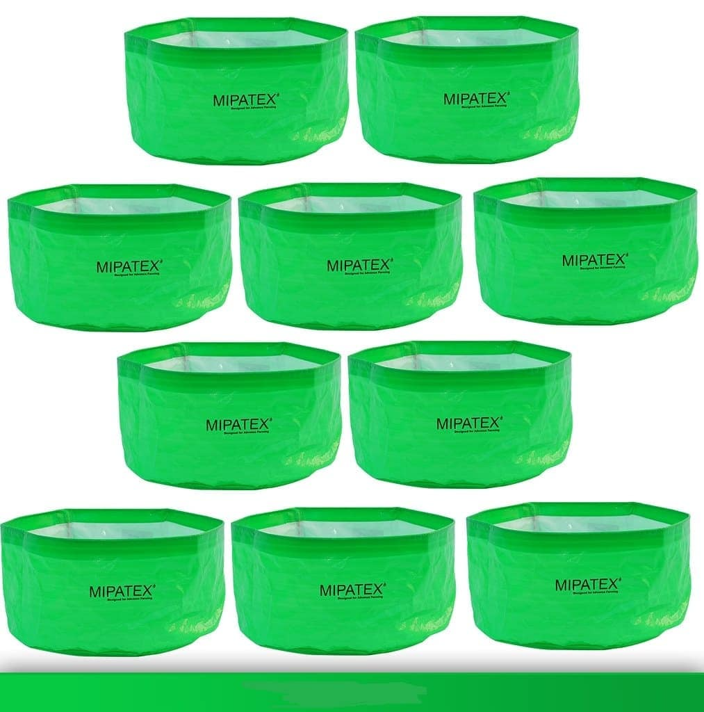 Mipatex Woven Fabric Grow Bags, Heavy Duty Premium HDPE Woven Laminated Fabric