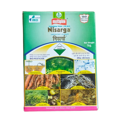 Multiplex NISARGA Trichoderma Viride 1.5% WP Bio-Fungicide & Nematicide