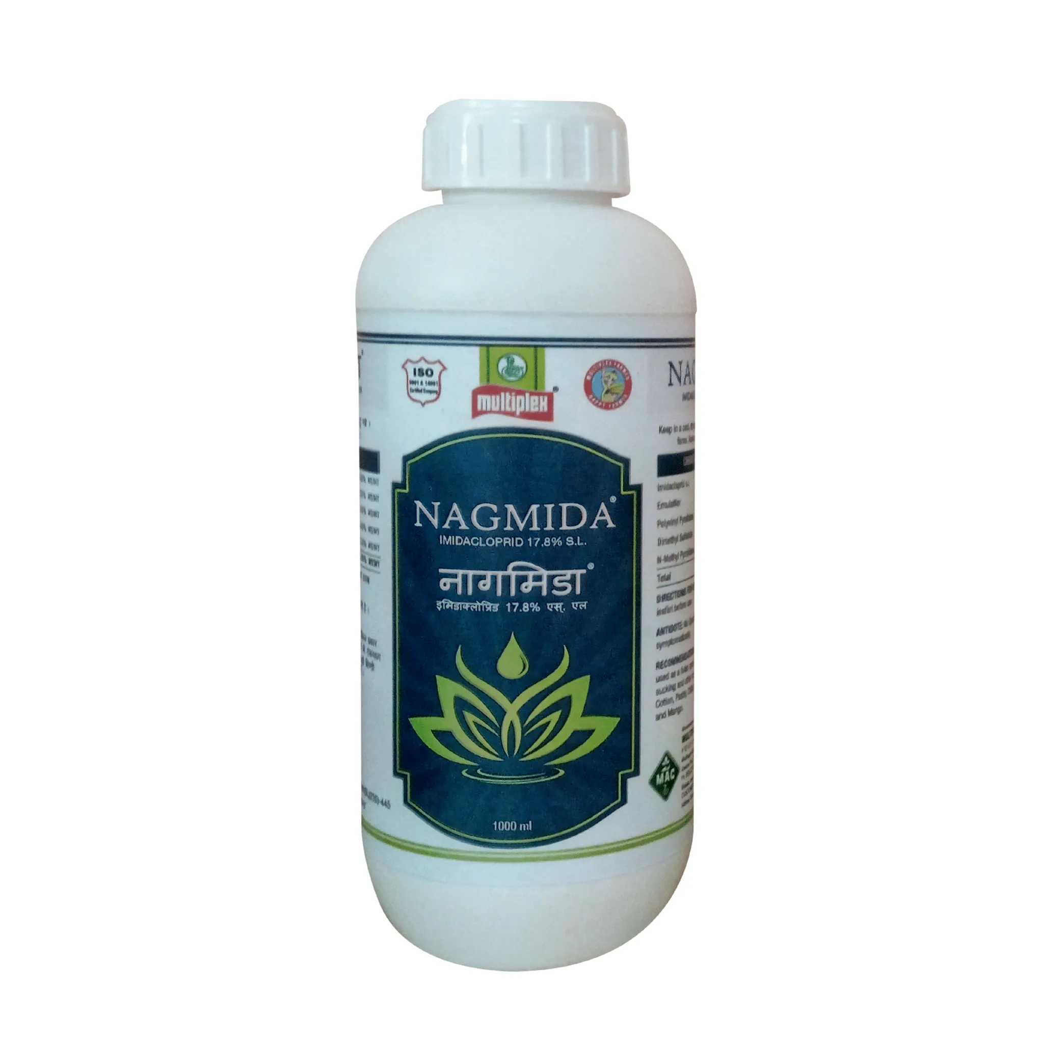 Multiplex Nagmida Imidacloprid 17.8% SL Insecticide Provides Long-Lasting Control With A Single Application