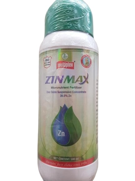Multiplex Zinmax Zinc Oxide Suspension Concentrate 39.5% Zn Micronutrient Fertilizer