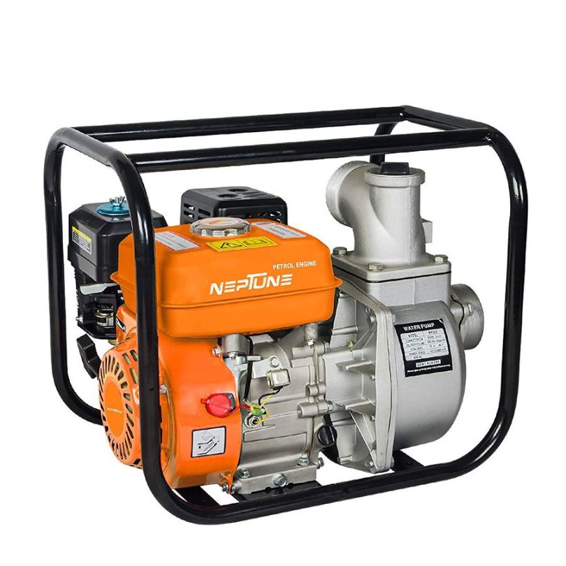 Neptune 6.5 HP 4 Stroke Petrol Water Pump Set, 3×3 Inch (Multicolour) NPP-30, Best for Multipurpose Use
