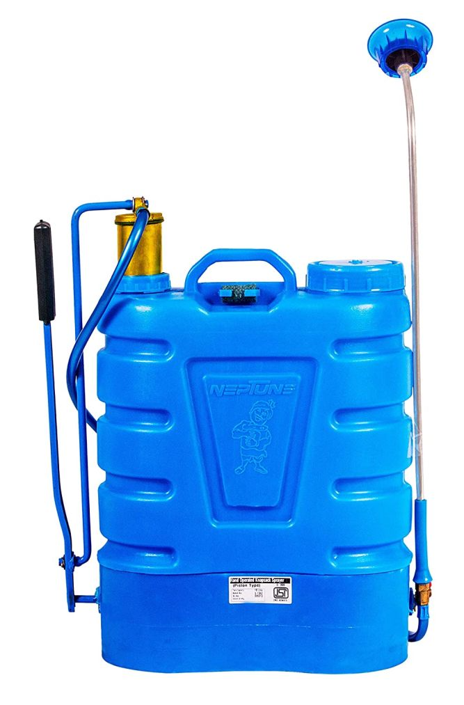 Neptune Hariyali-08 Knapsack Hand Operated Sprayer, Agriculture Sprayer, 16 Liter Tank Capacity