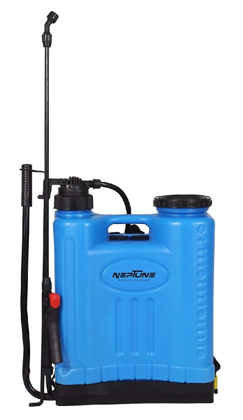 Neptune NF-10 B Knapsack Hand Operated Sprayer, Garden Sprayer, 16 Liter Tank Capacity