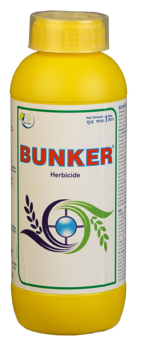 PI Bunker Pendimethalin 30% EC Pre-Emergence Selective Herbicide, Broad Spectrum Control – Controls Grass, Broad Leaved Weed and Sedge