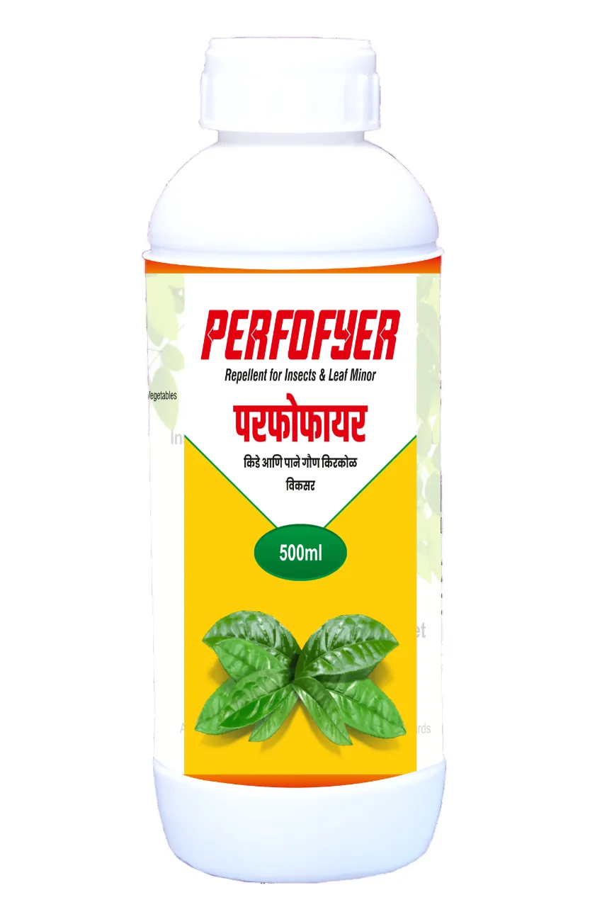 Perfofyer Insect Pest Repellent & Leaf Miner Controller, Bitter compounds 5% Water 95%, Safe Products, Non-Toxic , Residue Free Products.