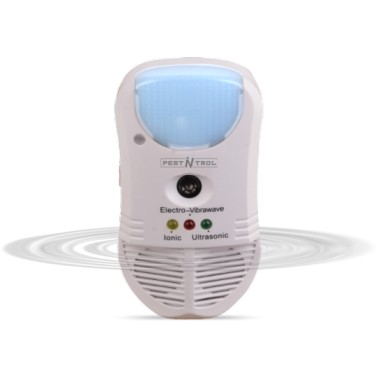 Pest-N-Trol  5 in 1 Pest Repeller Cover up to 250 Square Feet Electronic Vibrawave Technology