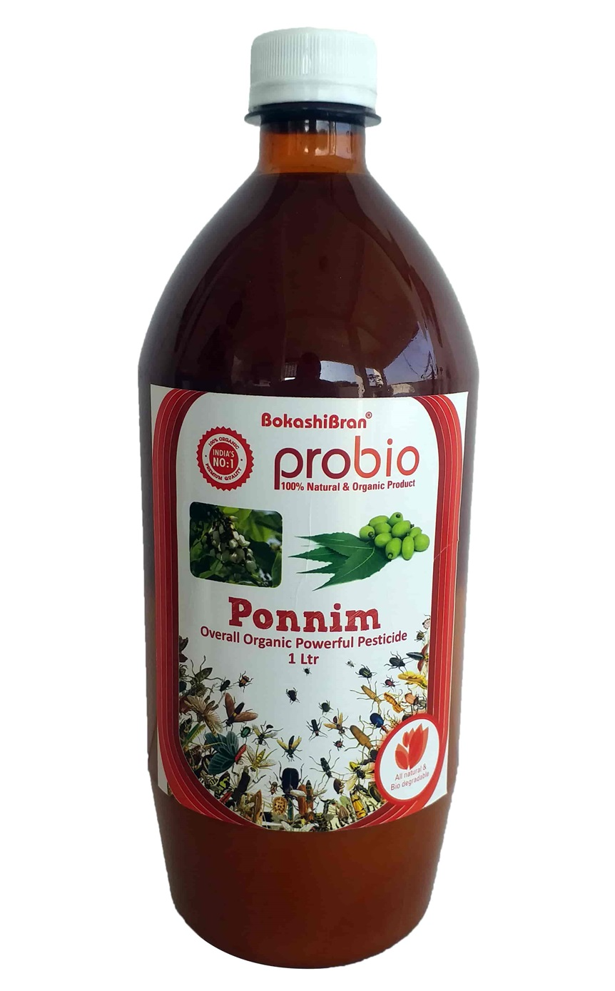 Ponnim Organic Powerful Pesticide Pungam oil & Neem oil (combination of natural seed oils of Pongamia pinnata and Azadirachta indica)