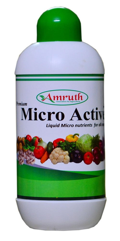 Premium Micro Active+ (Liquid Micro Nutrient + Growth promoter)  Micronutrient liquid for foliar application
