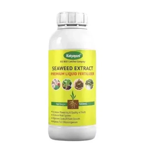 Premium Seaweed Extract Liquid for Plants Vegetables Flowers Fruits Promotes Plant Growth, Flowering, Fruiting – Keeps Plant Healthy and Greenish