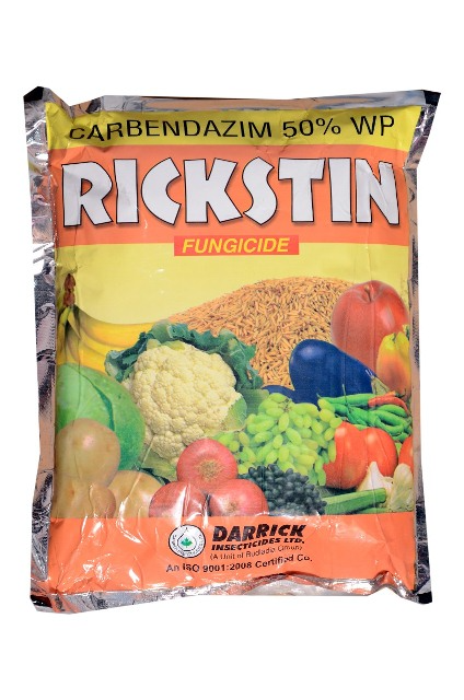 RICKSTIN – Carbendazim 50% WP,  Broad Spectrum Fungicide, broad-spectrum systemic fungicide