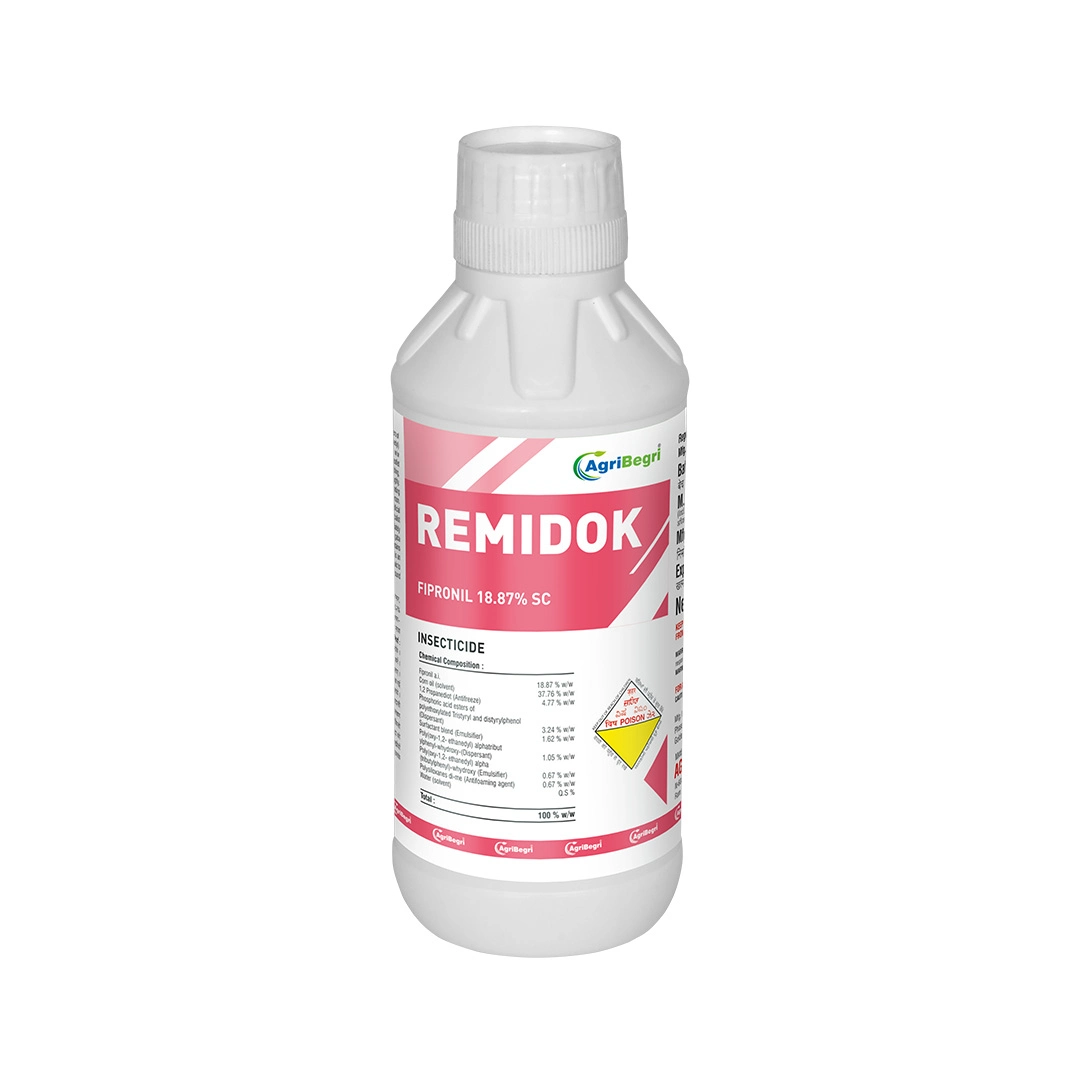 Remidok – Fipronil 18.87% SC Insecticide, Compatible with Other Insecticides and Fungicides