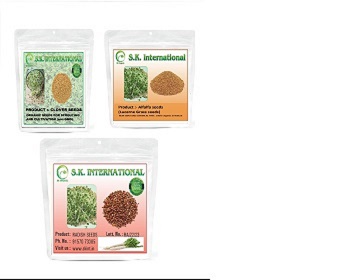 SK Organic Combo Pack of (Clover Seeds 500 Gm + Radish Seeds 500 Gm) For Sprouting and Cultivation