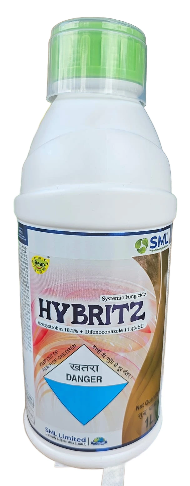 SML Hybritz Azoxystrobin 18.2% and Difenoconazole 11.4% SC Fungicide for Comprehensive Disease Control