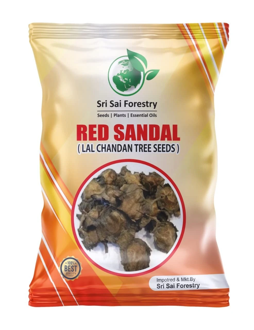 SRI SAI FORESTRY Red Sandal Seeds (Pterocarpus Santalinus , Lal Chandan or Raktachandan)