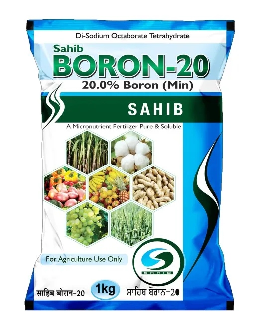 Sahib Boron-20 Micronutrient Fertilizer, Correct Boron Deficiency In Soils And Crops