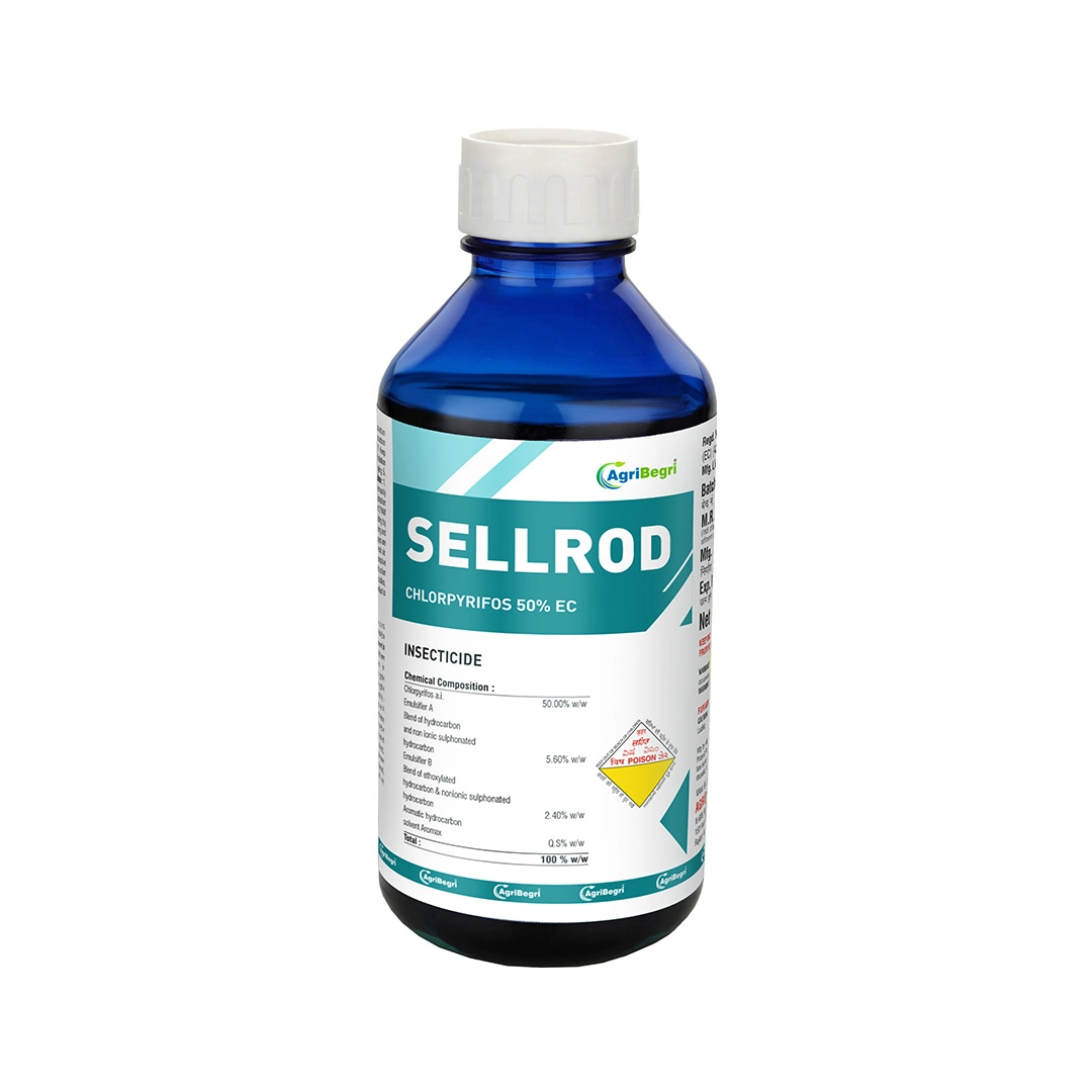 Sellrod – Chlorpyrifos 50% EC, Control Insects Such As Wireworm, Beetles, and Aphids