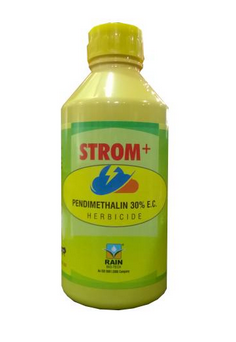 Strom+ Pendimethalin 30% EC Herbicide , Control Weeds Like Echinochloa Spp., Euphorbia Hirta, Amarnanthus Viridis, Portulaca Oleracea etc.