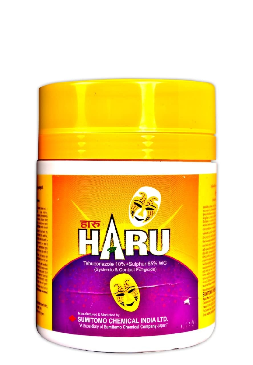 Sumitomo Haru Fungicide, Tebuconazole 10% + Sulphur 65% WG, Compatible With Most Chemical Agent.