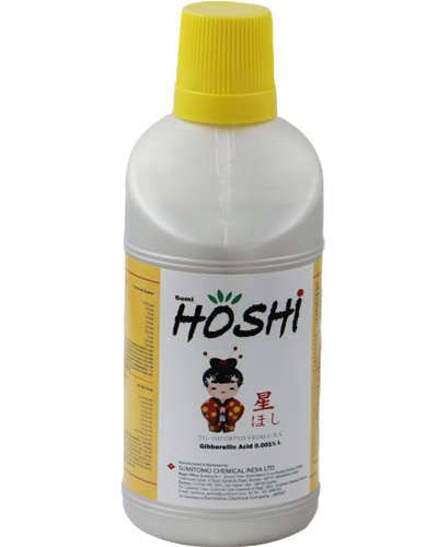 Sumitomo Hoshi Gibberellic Acid 0.001%. Plant Growth Regulator. Increases the Yield and Quality of Crop Production