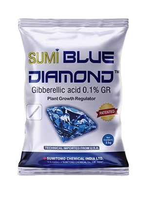 Sumitomo Sumi Blue Diamond Gibberellic Acid 0.1% GR Plant Growth Regulator, Complete Development Helps the Paddy Plant