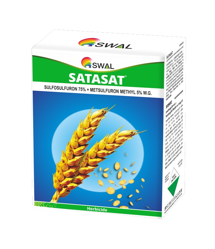 Swal Satasat Sulfosulfuron 75% + Metsulfuron methyl 5% WG Post Emergent, Selective Herbicide