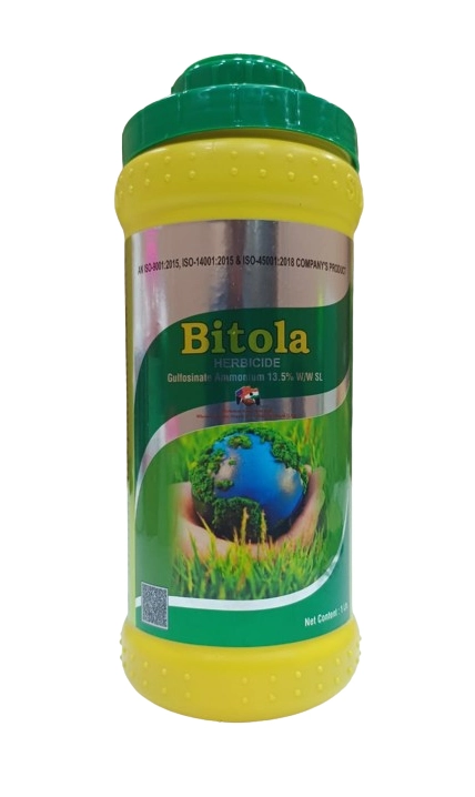 Swastik Bitola Glufosinate Ammonium 13.5% SL , Selective Post Emergence Herbicide