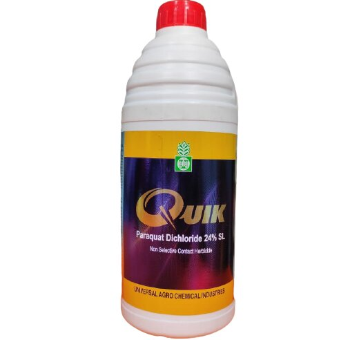 Universal QUIK Herbicide Paraquat Dichloride 24% SL , Non-Selective Contact Herbicide For Crops