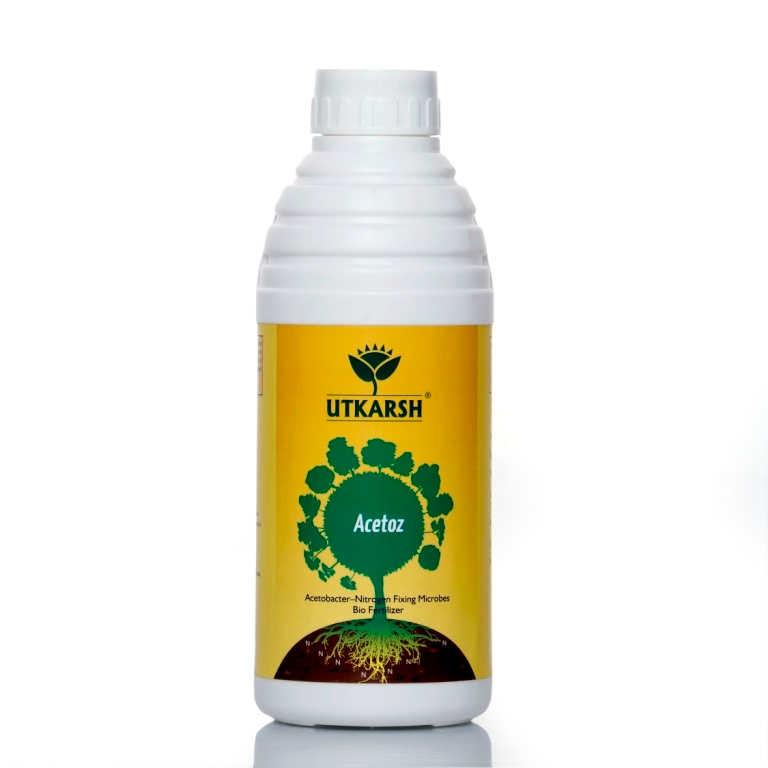 Utkarsh Acetoz (Acetobacter Nitrogen Fixing Microbes) Bio Fertilizer, Cost-Effective, Increases Yield and Nutrient Uptake