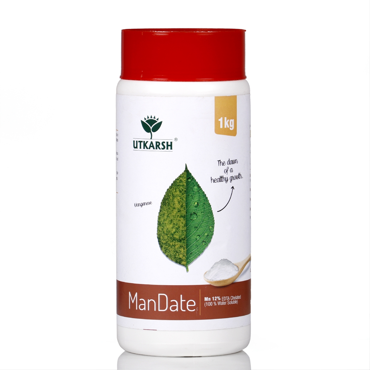 Utkarsh ManDate (Manganese- Mn 10% EDTA Chelated Fertilizer) 100% Water Soluble Foliar Spray