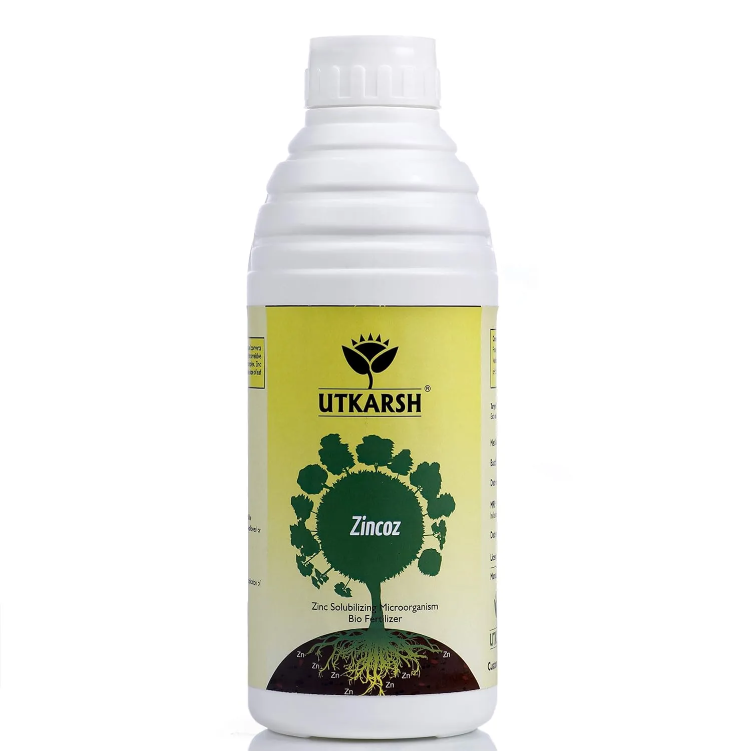 Utkarsh Zincoz (Zinc Solubilizing Microorganism) Biological Fertilizer, Enhances Plant Maturity, Improves Internode Length