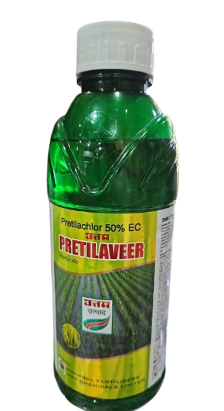 Uttam Pretilaveer Pretilachlor 50% EC, Broad Spectrum and Selective Herbicide