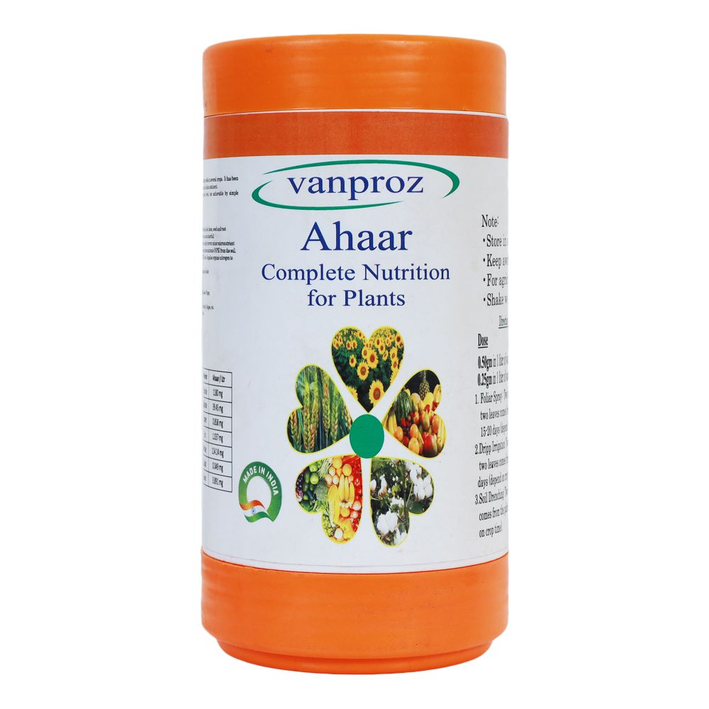 Vanproz Ahaar Plant Nutrition For All Crops (Powder), Best For Vegetative Growth, Increase Nodulation.