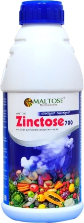 Zinctose 700 (Zinc Oxide Suspension 39.5) Liquid Micronutrient Fertilizer.